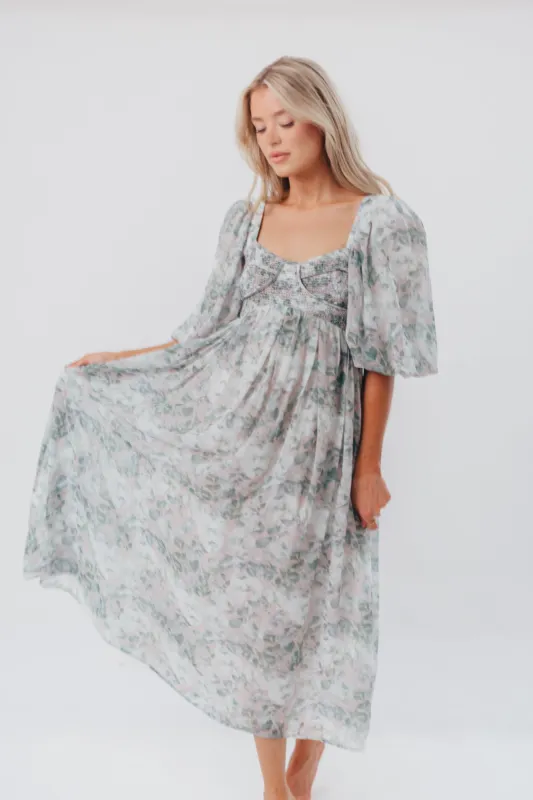 Harlow Maxi Dress in Forest - Bump Friendly (S-XL) *Final Sale* sold by Worth Collective