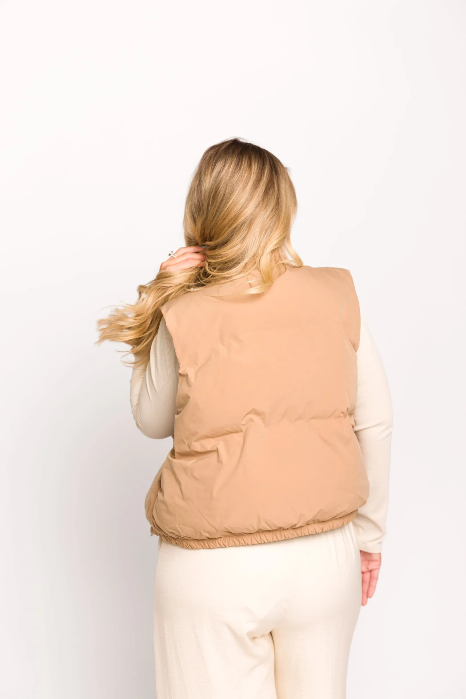 Aspen Vest in Tannin sold by Worth Collective product image thumbnail 4