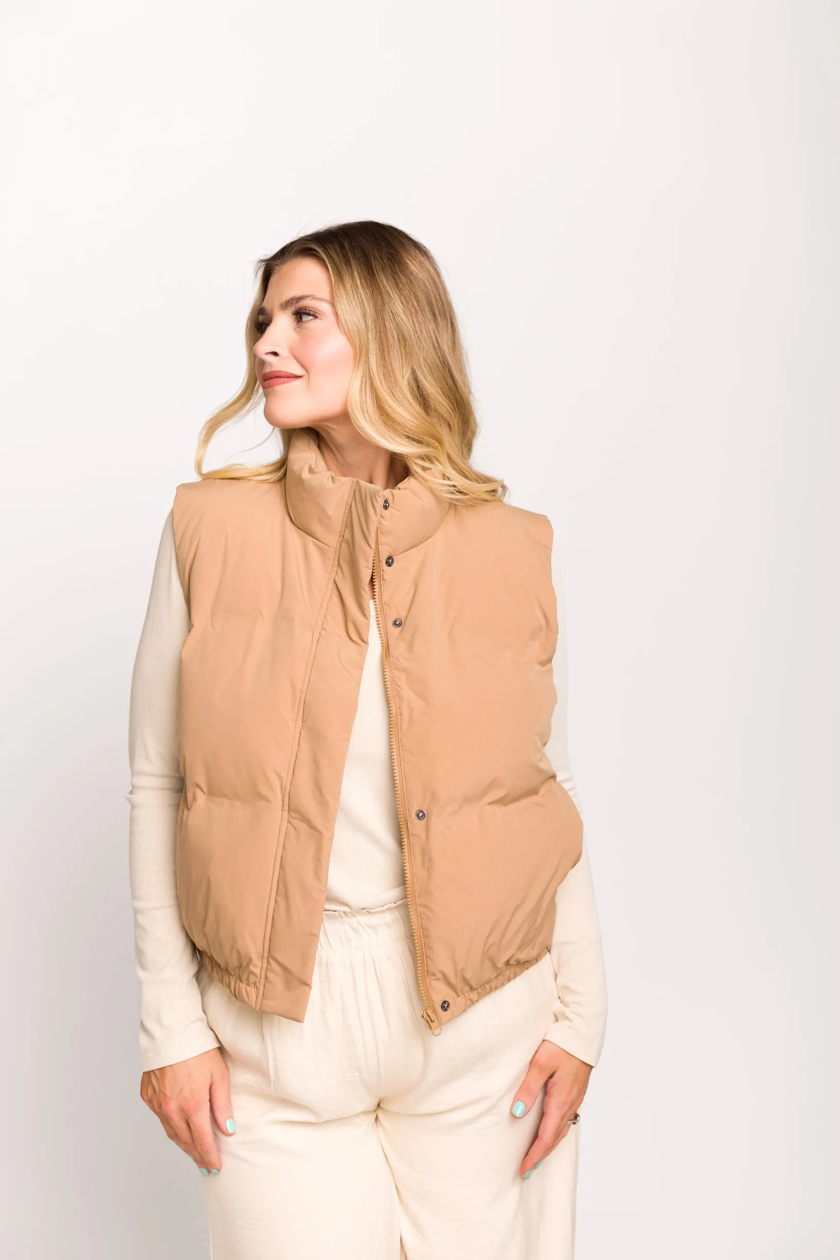 Aspen Vest in Tannin sold by Worth Collective product image thumbnail 2