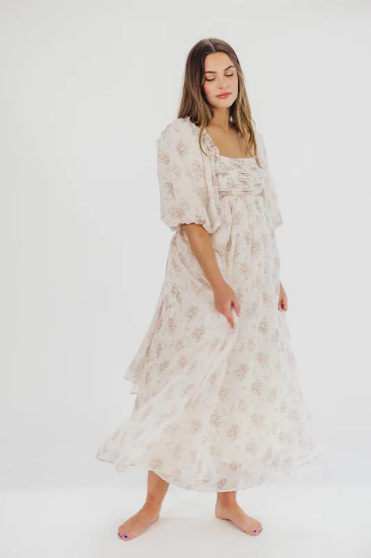 Melody Maxi Dress in Petal Pink - Bump Friendly & Inclusive Sizing (S-3XL) sold by Worth Collective