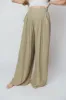 Smooth Sailing Wide Leg Pants in Khaki Olive sold by Worth Collective