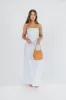 Blair Linen Maxi Dress in Off-White sold by Worth Collective