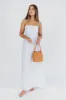 Blair Linen Maxi Dress in Off-White sold by Worth Collective