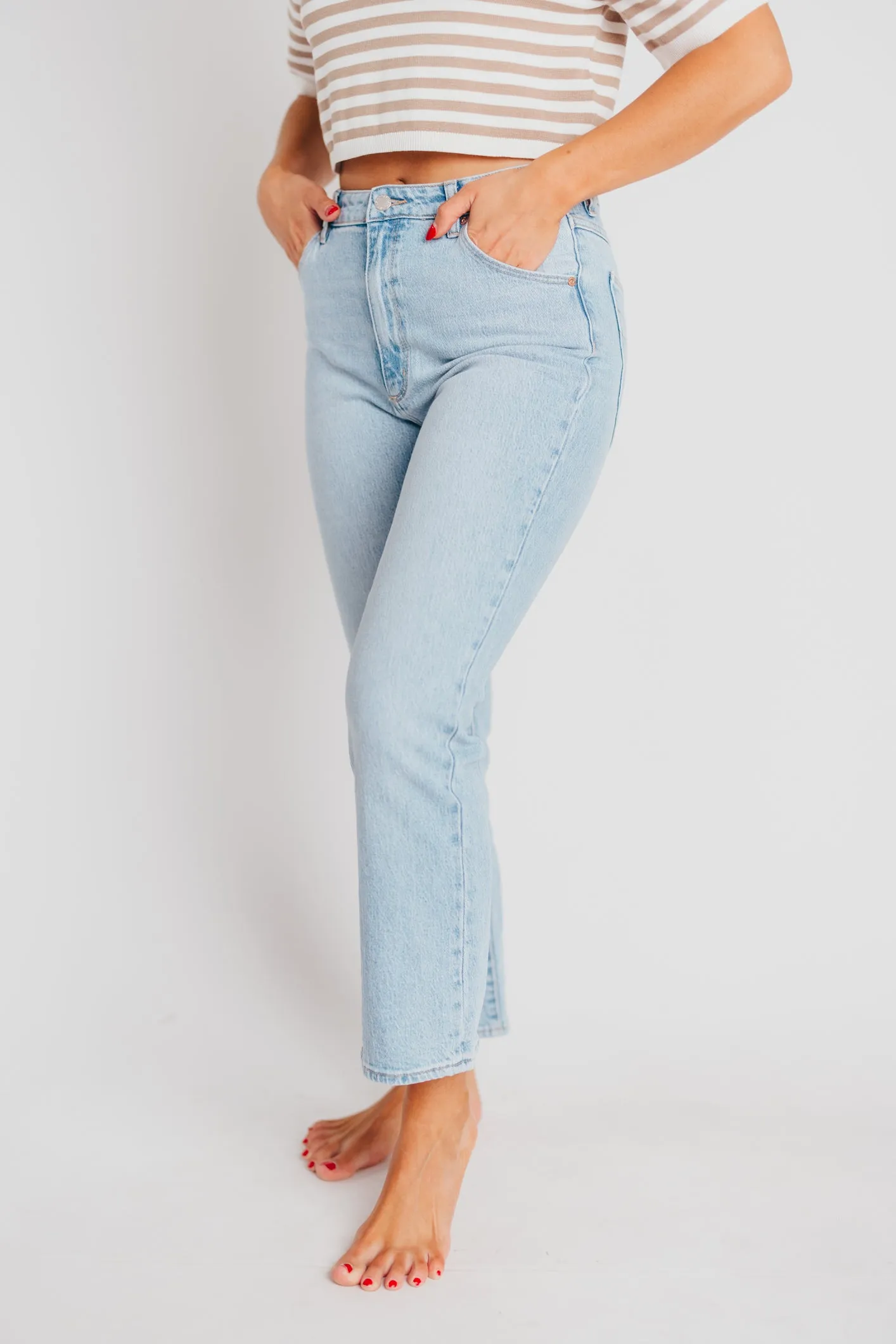 Rollas Original Straight Denim in Sunshine sold by Worth Collective