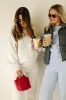 Comfy Cozy Sweatshirt in Grey - Bottoms Sold Separately sold by Worth Collective