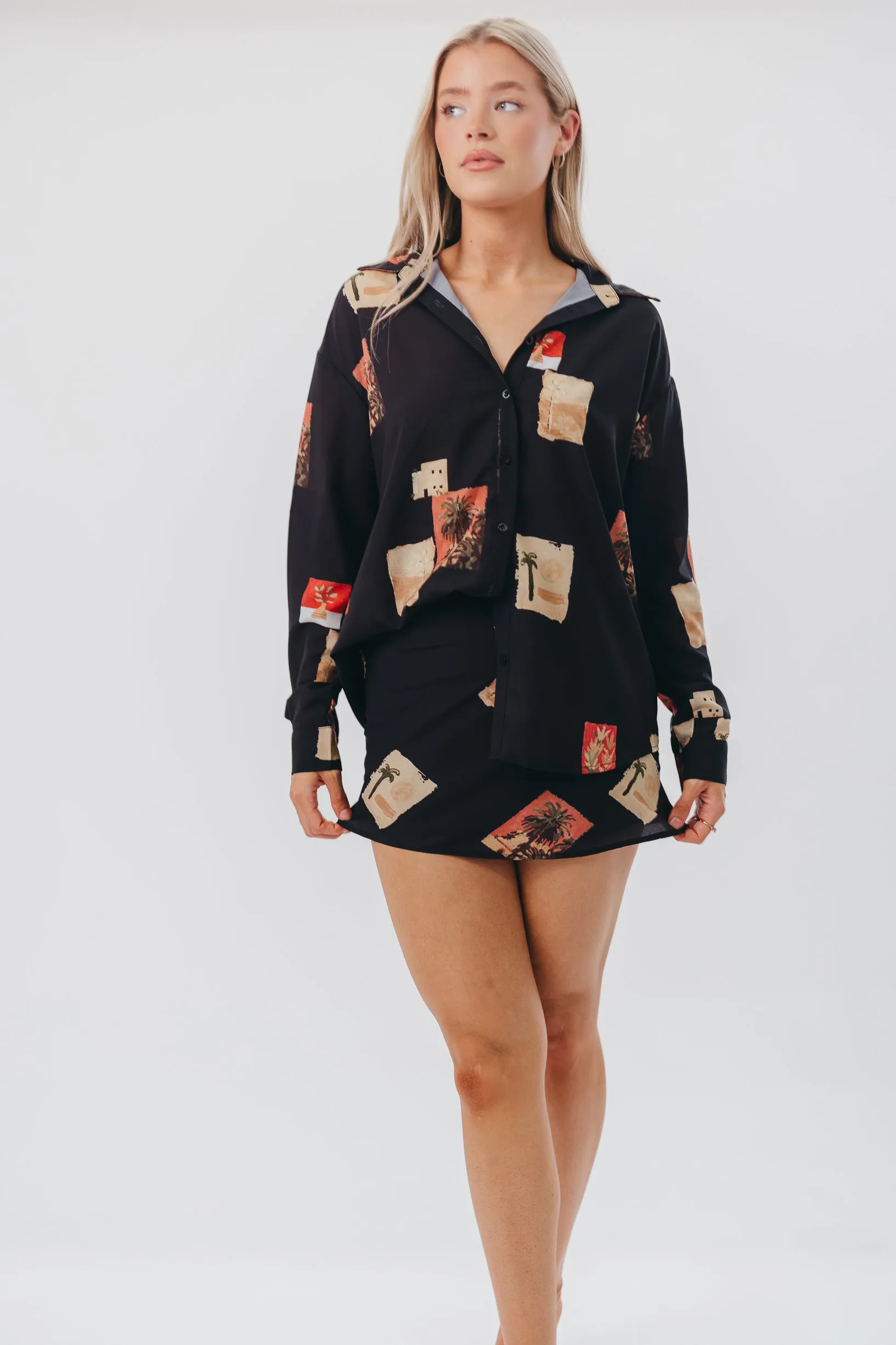 Cozumel Mini Skirt in Black sold by Worth Collective product image thumbnail 5