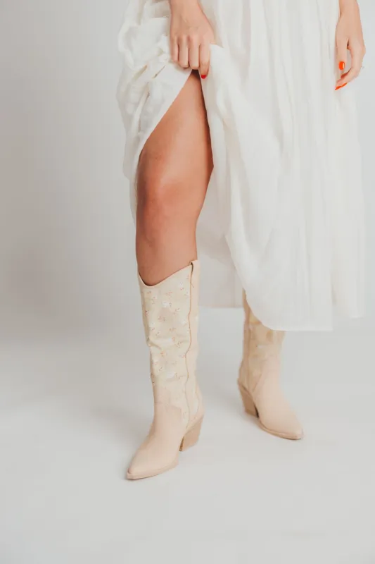 Navene Boots in Rose Multi Nubuck sold by Worth Collective