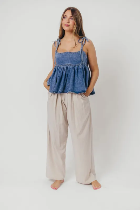 Rory Pants in Bone sold by Worth Collective