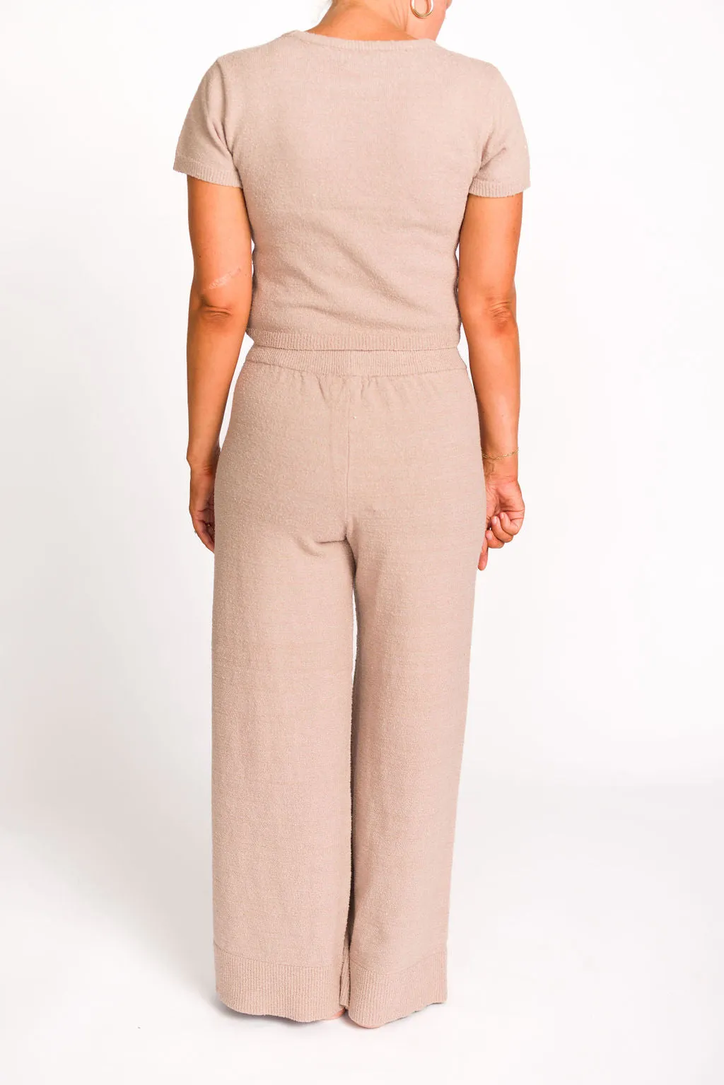 Andre Knit Top and Pants Set in Mocha sold by Worth Collective product image thumbnail 4