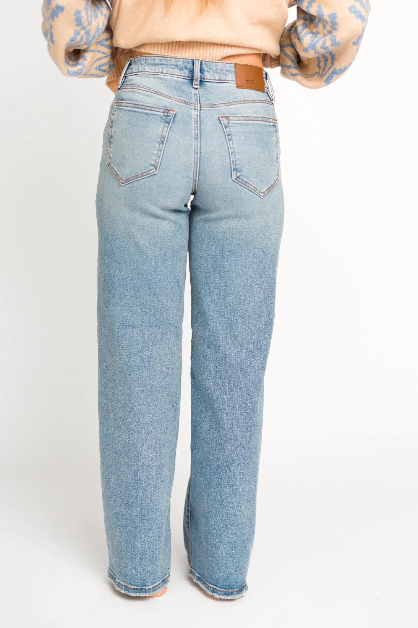 Logan 32” Inseam High Rise Dad Jean in Medium sold by Worth Collective product image thumbnail 4