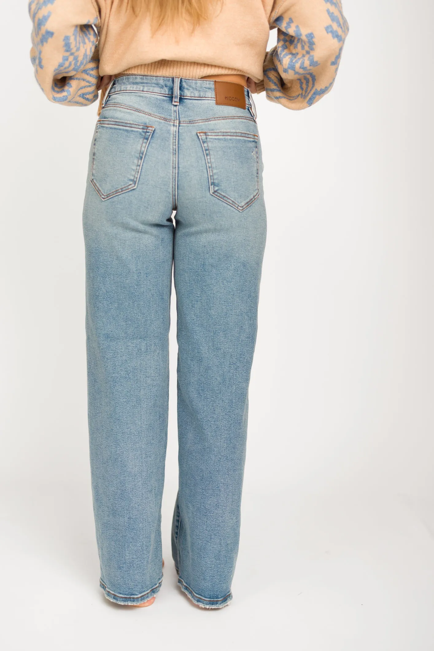 Logan 32” Inseam High Rise Dad Jean in Medium sold by Worth Collective product image thumbnail 5