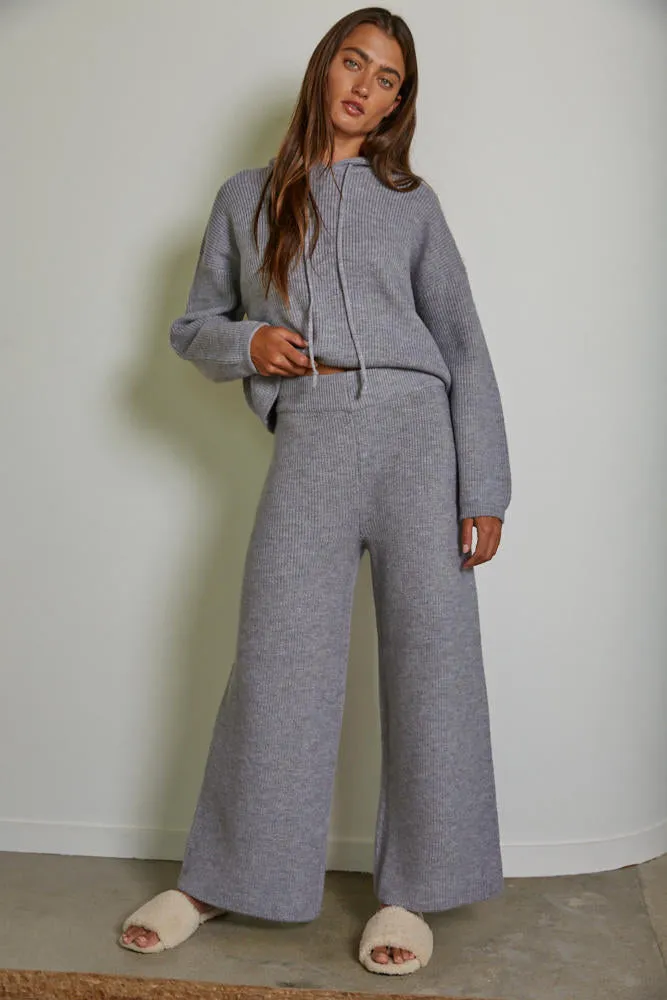 All I Need Hoodie Pullover and Pants Set in Light Grey sold by Worth Collective product image thumbnail 2