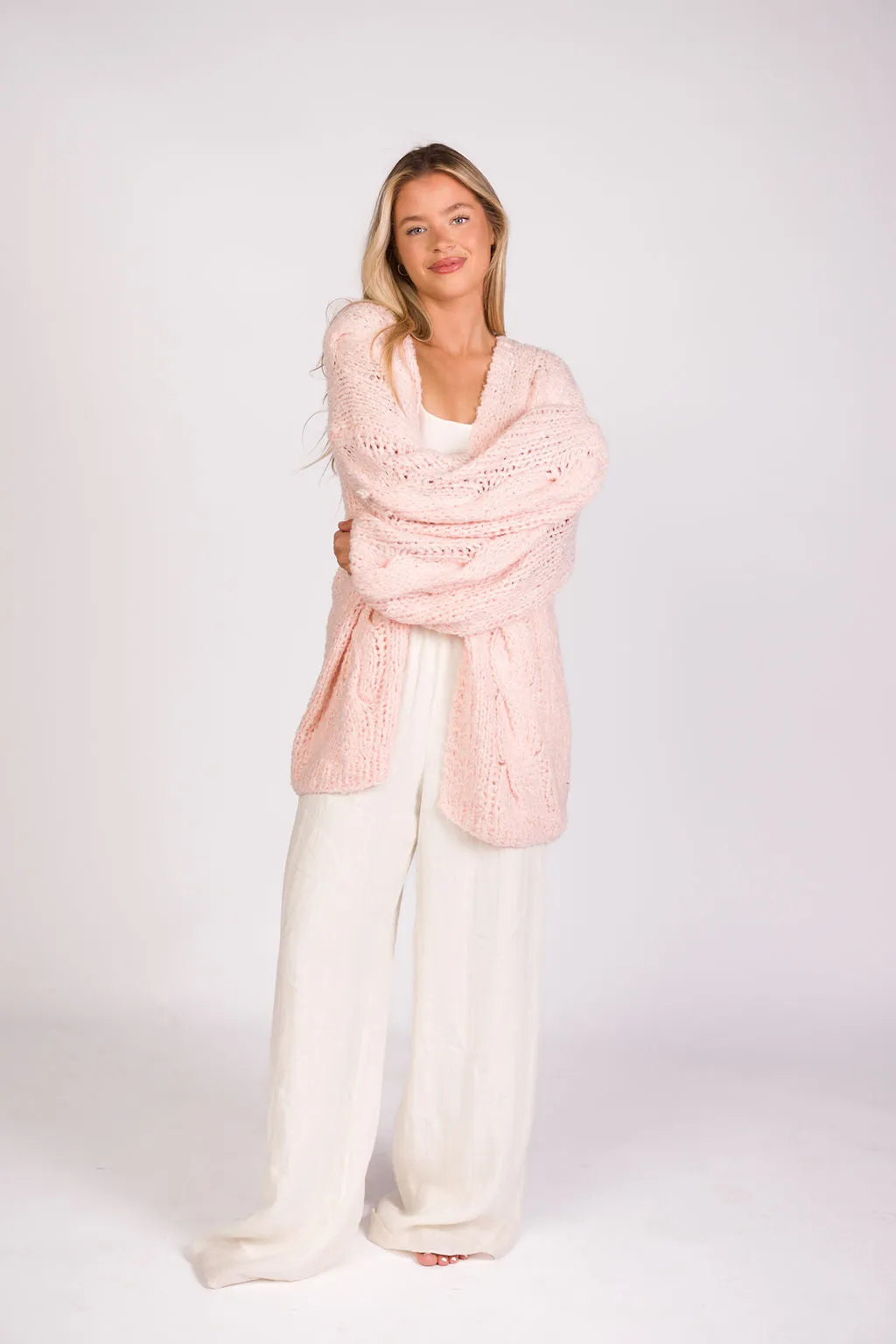 Aspen Knit Cardigan in Shortcake sold by Worth Collective product image thumbnail 2
