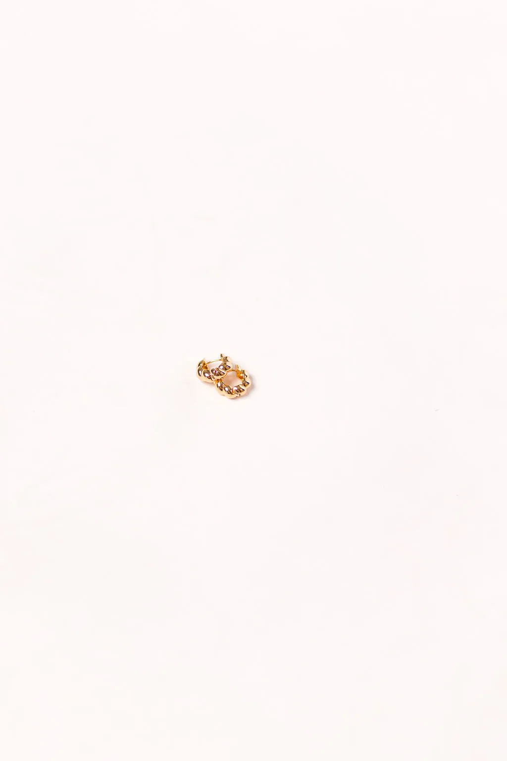Croissant Huggie Hoop in Gold sold by Worth Collective product image thumbnail 4