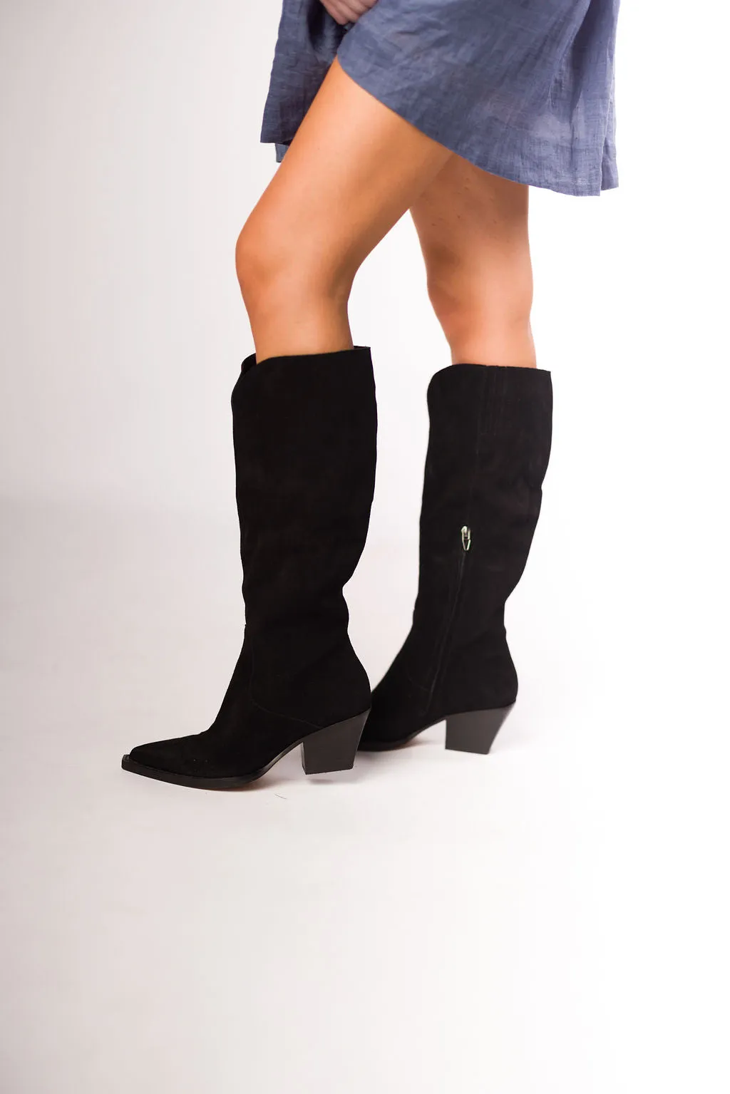 Raj Boots in Onyx Suede *Final-Sale* sold by Worth Collective product image thumbnail 5