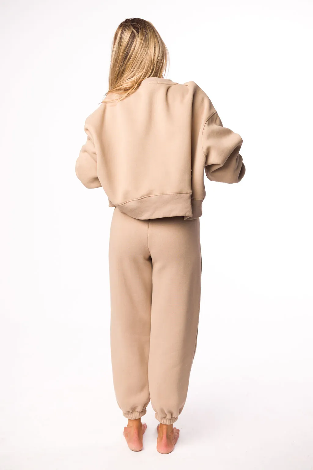 Comfy Cozy Sweatshirt in Mocha - Bottoms Sold Separately sold by Worth Collective product image thumbnail 5