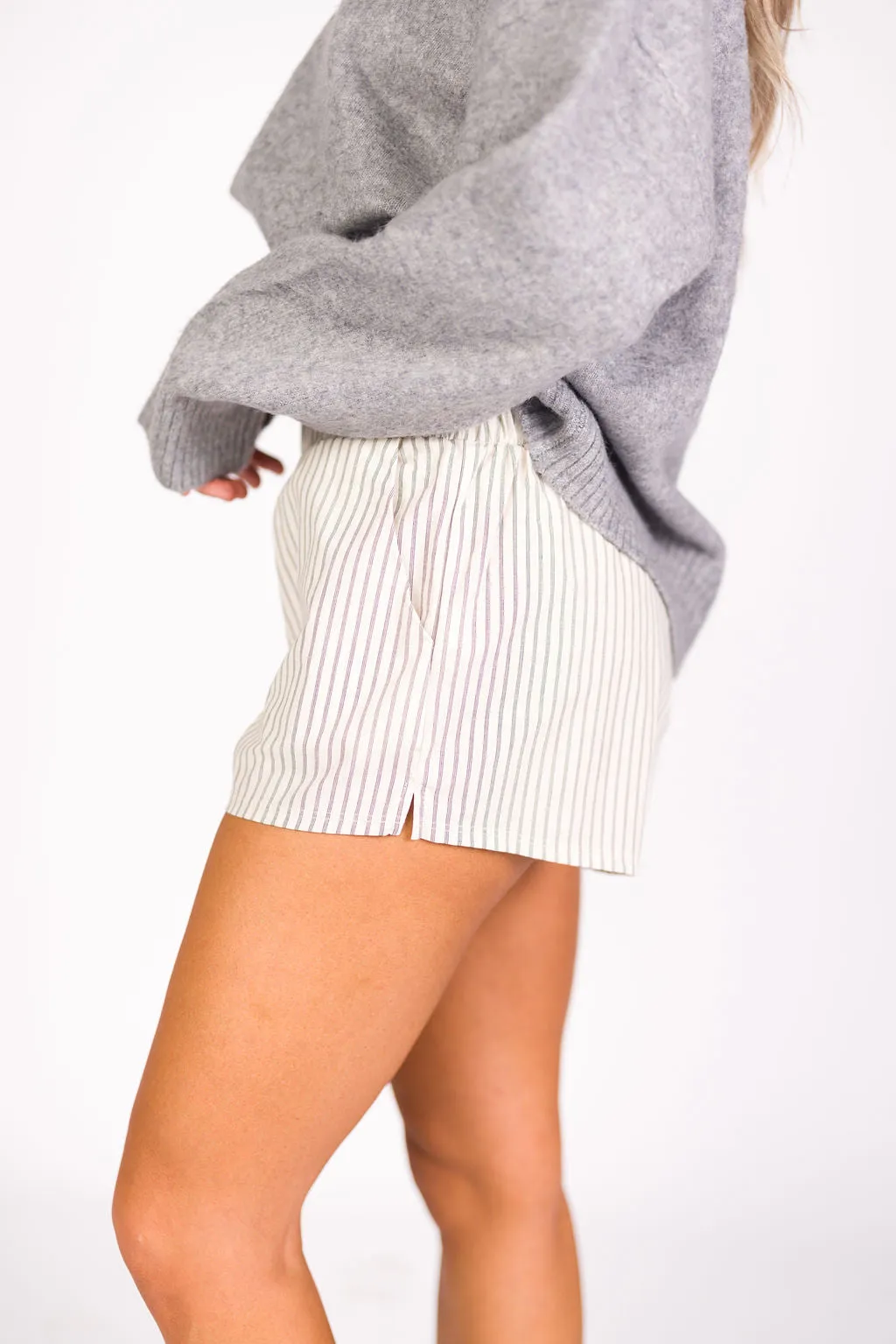 Erin Double Waistband Boxer Short in Ivory sold by Worth Collective product image thumbnail 3