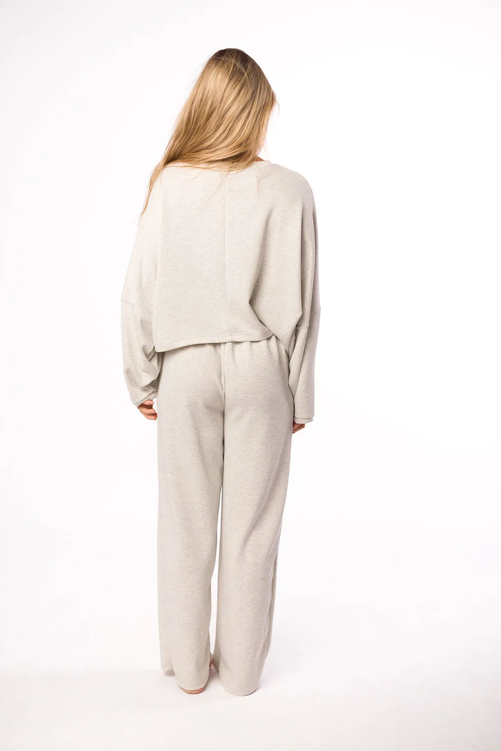 Mia Dolman Crop Top in Ash Grey sold by Worth Collective product image thumbnail 5