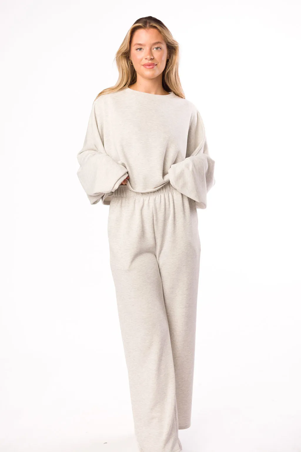 Mia Dolman Crop Top in Ash Grey sold by Worth Collective product image thumbnail 2