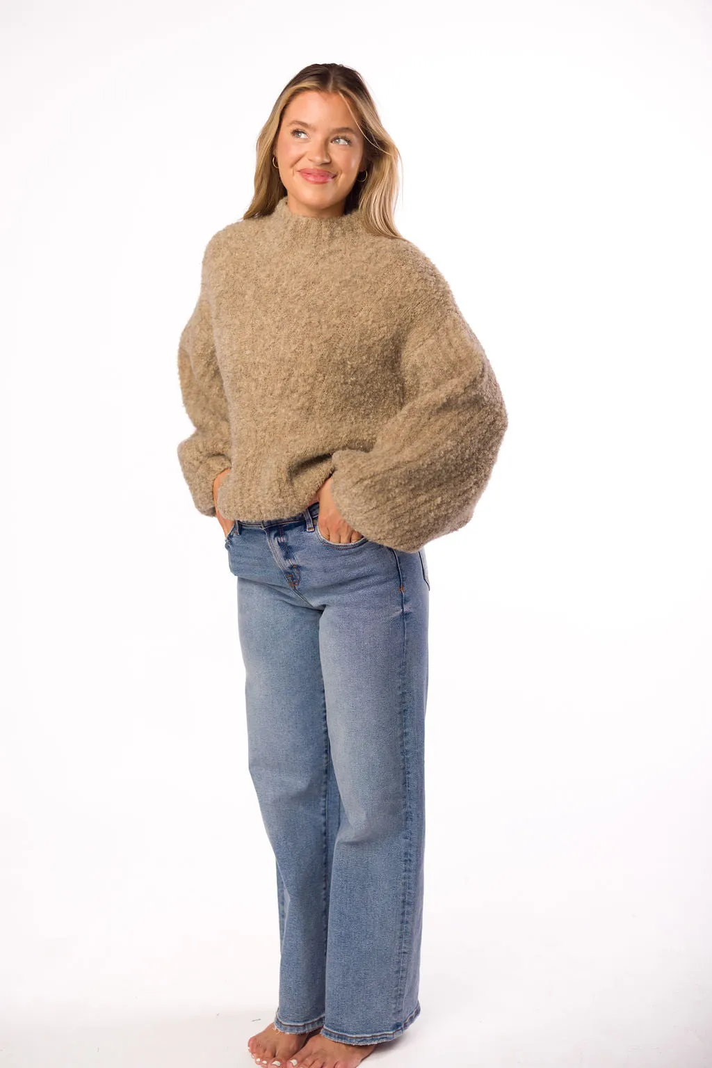 Tracey High Rise Relaxed Denim with Straight Leg in Dark sold by Worth Collective product image thumbnail 5