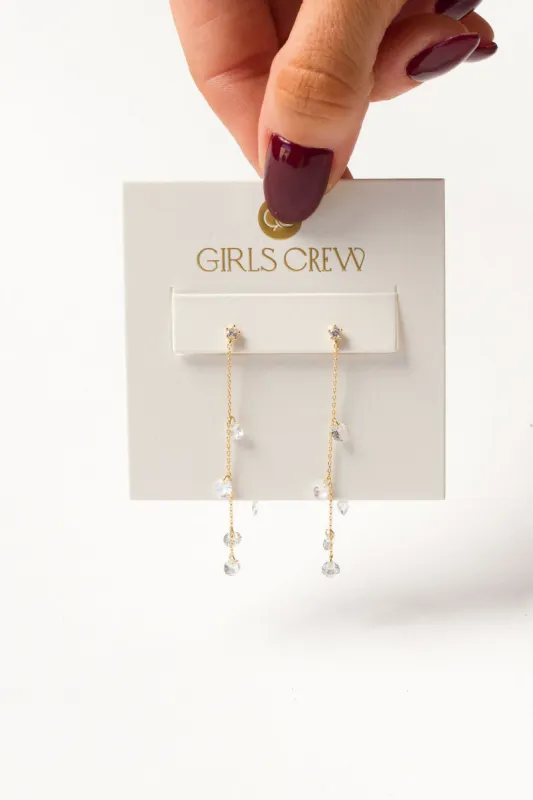 Dewdrop Earrings in Gold sold by Worth Collective