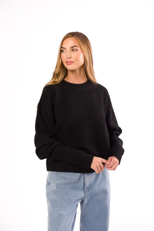 Julien Sweater in Black sold by Worth Collective