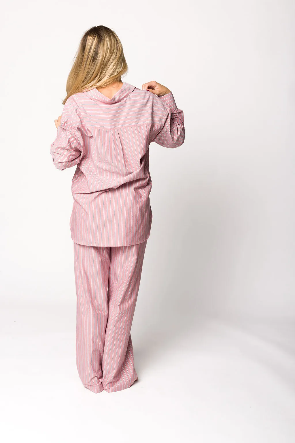 Ex-Boyfriend Shirt in Nantucket Stripe - Nursing Friendly *Final-Sale* sold by Worth Collective product image thumbnail 4