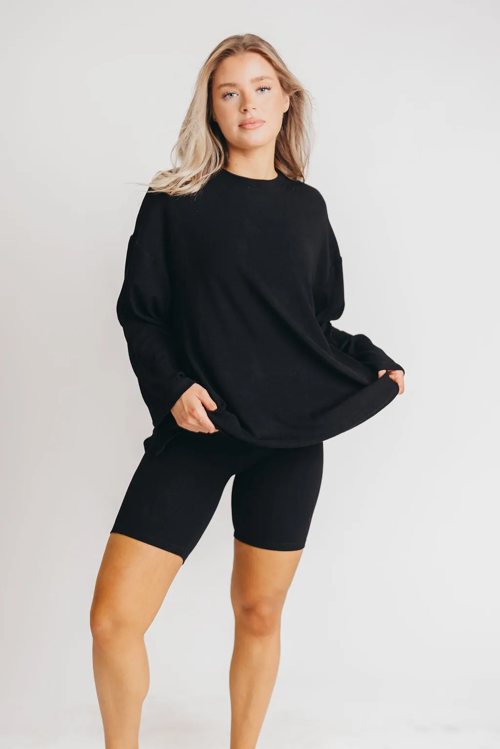 All Weekend Long Set - Long Sleeves - in Black sold by Worth Collective product image thumbnail 2