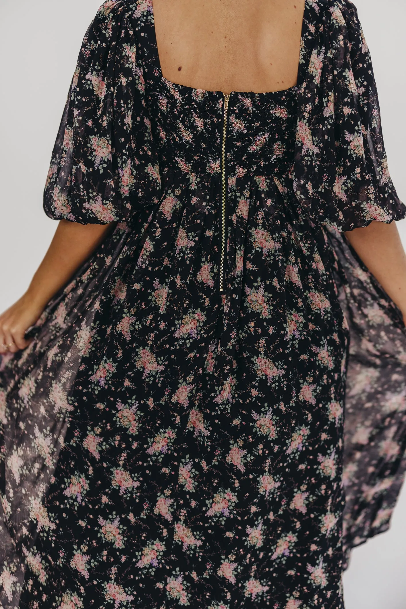 Harlow Maxi Dress in Black - Bump Friendly & Inclusive Sizing (S-3XL) sold by Worth Collective product image thumbnail 5