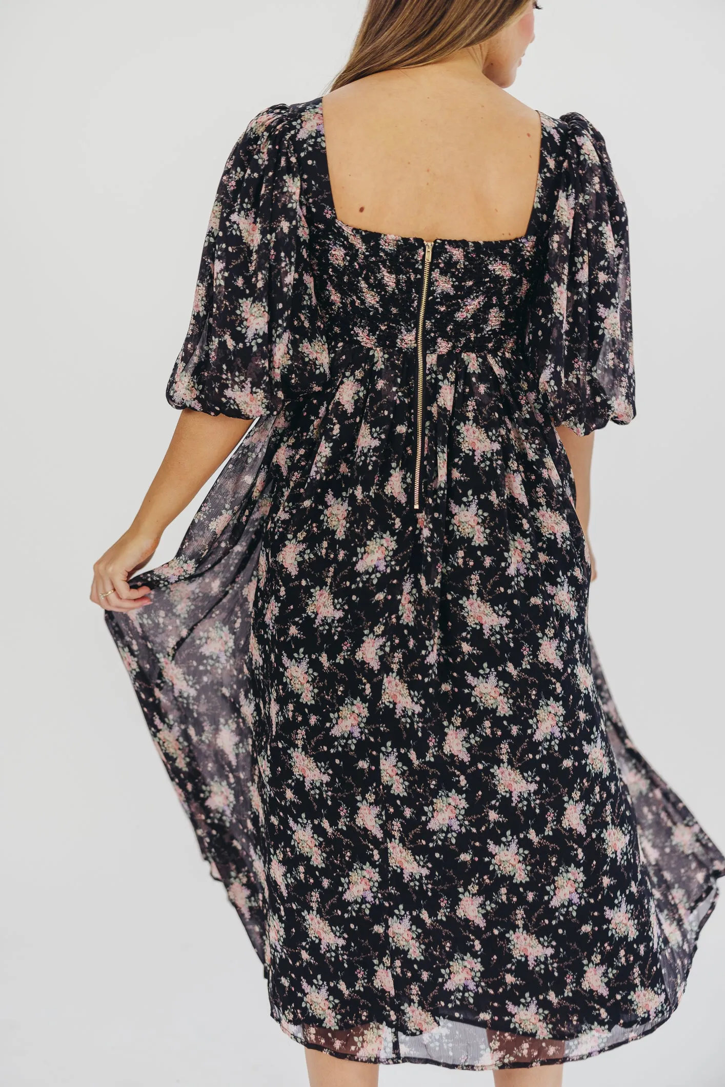 Harlow Maxi Dress in Black - Bump Friendly & Inclusive Sizing (S-3XL) sold by Worth Collective product image thumbnail 4