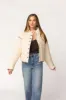 Elias Quilted Jacket in Natural Floral sold by Worth Collective