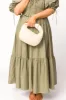 Tracy Woven Bag in Oatmilk sold by Worth Collective