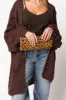 Adelle Clutch in Leopard sold by Worth Collective