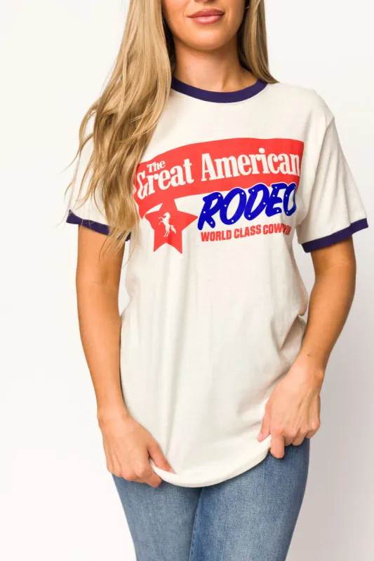 Great American Rodeo Ringer T-Shirt sold by Worth Collective