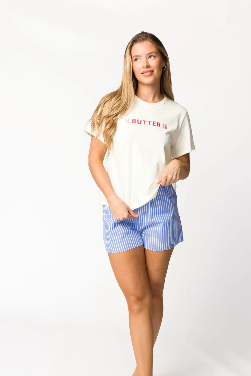 Butter Graphic T-Shirt in Cream sold by Worth Collective product image thumbnail 4