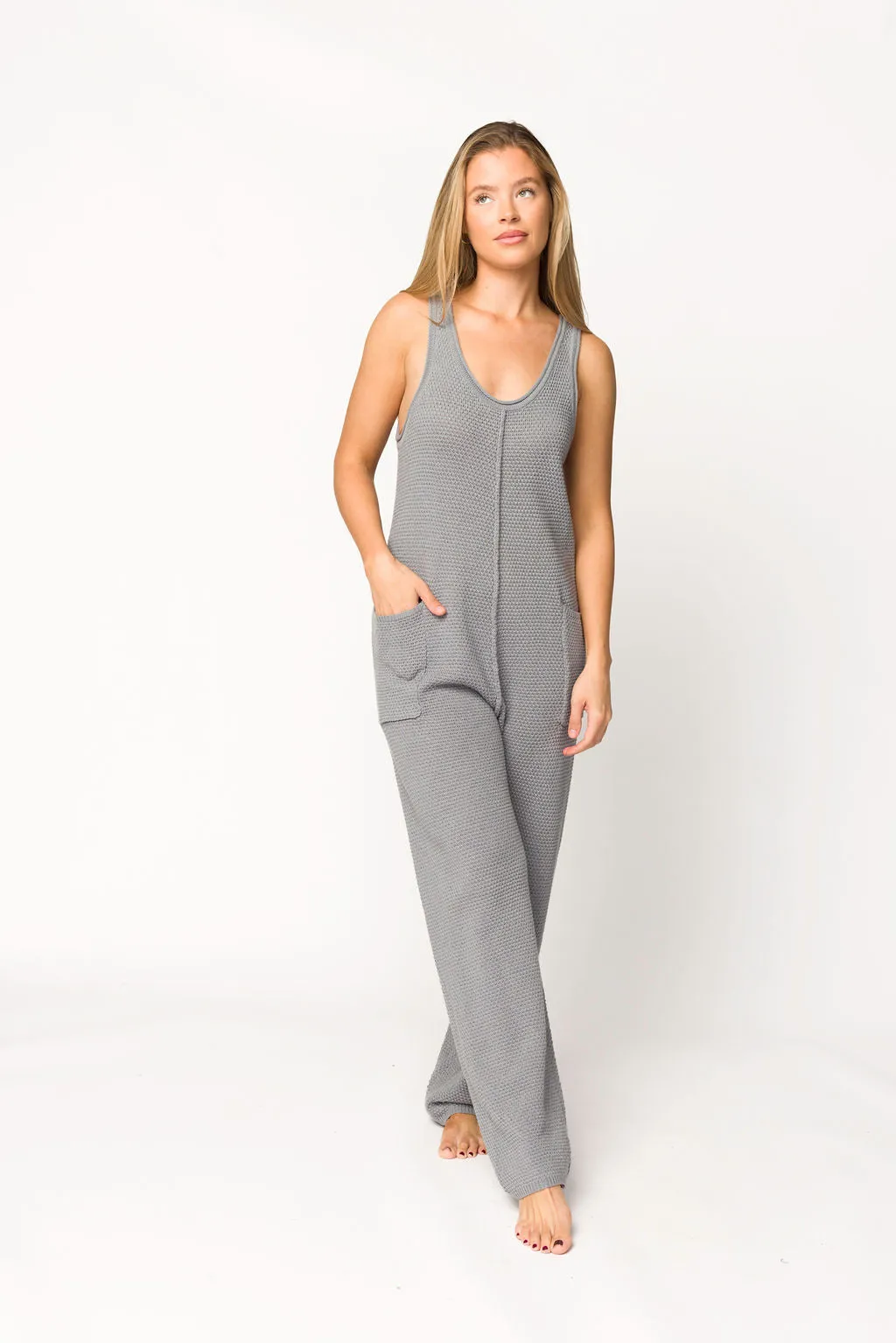 Arleth Jumpsuit in Dusty Blue sold by Worth Collective product image thumbnail 2