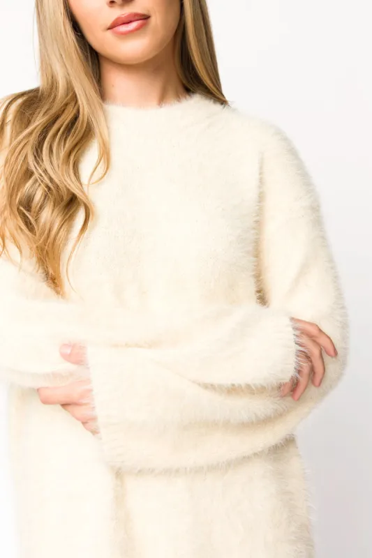 Jane Pullover Sweater in Cream (No Restock) sold by Worth Collective