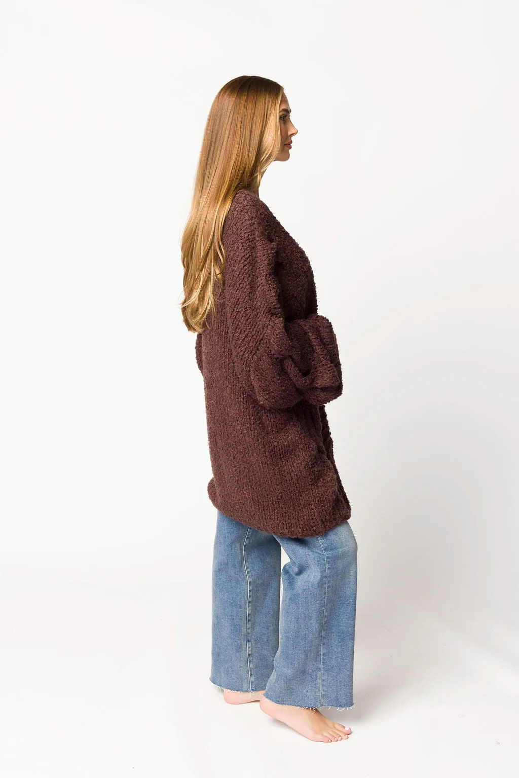 Aspen Cardigan in Espresso sold by Worth Collective product image thumbnail 5