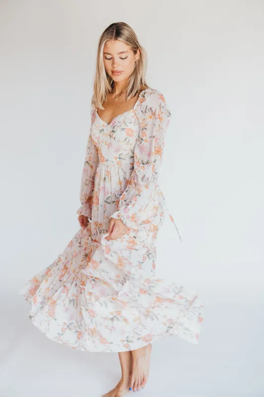 Samantha Sweetheart Maxi Dress (See last image for True Color) (Bump Friendly) sold by Worth Collective