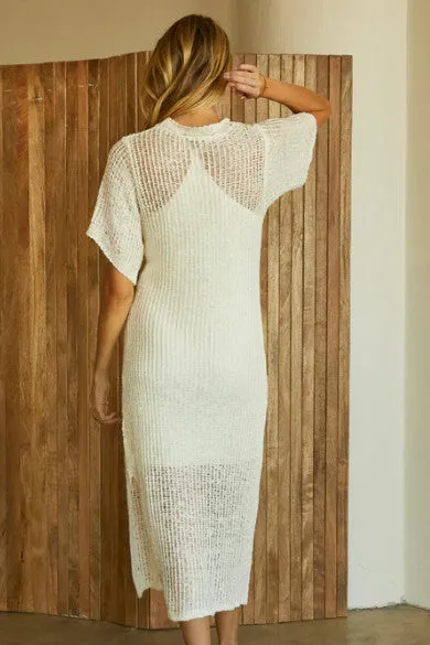 Mariela Knit Dress in Ivory sold by Worth Collective product image thumbnail 2