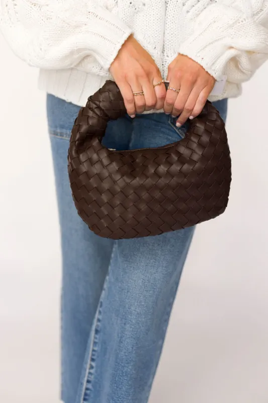 Tracy Woven Bag in Espresso made by Urban Expressions