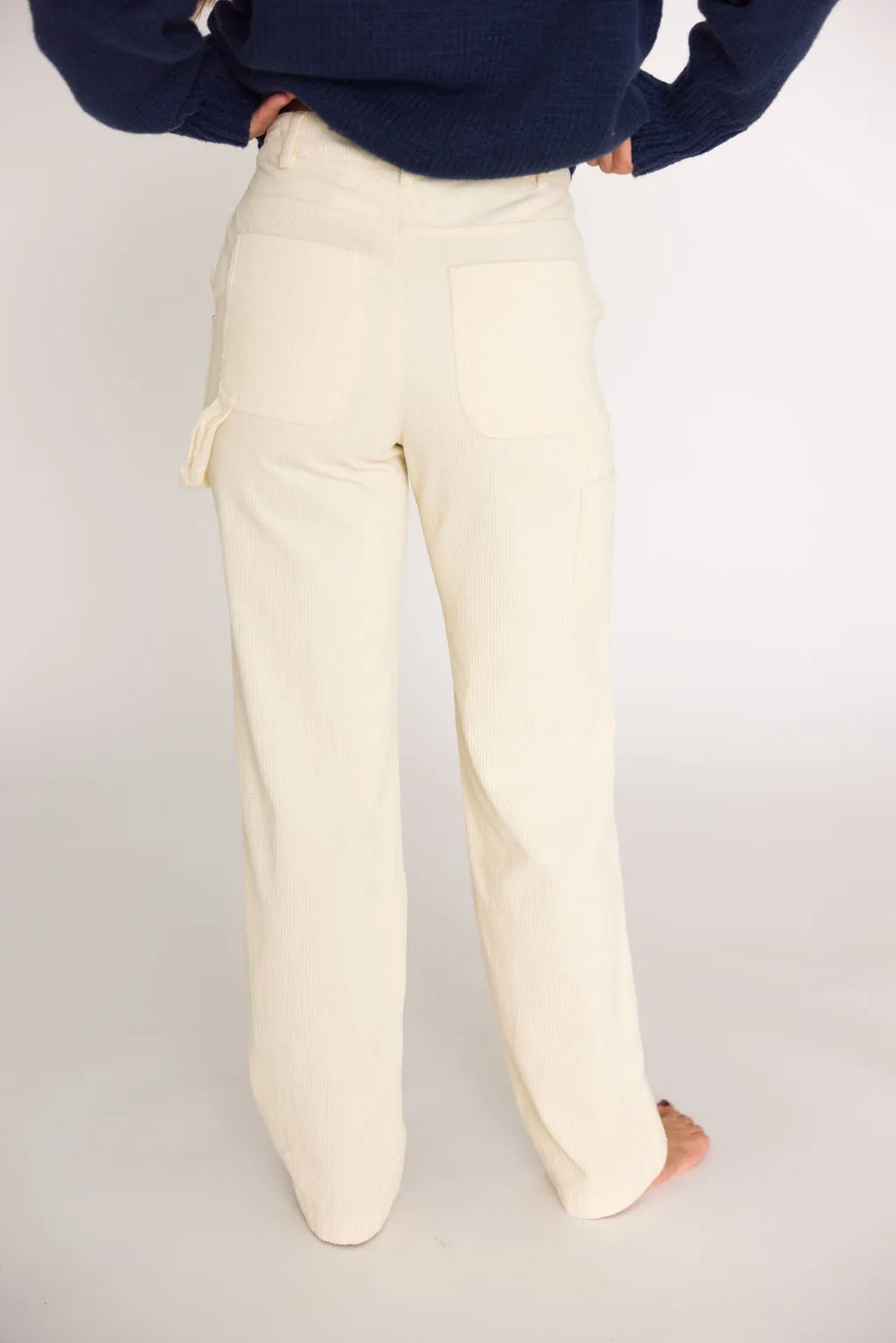 Corduroy Pants in Cream sold by Worth Collective product image thumbnail 4