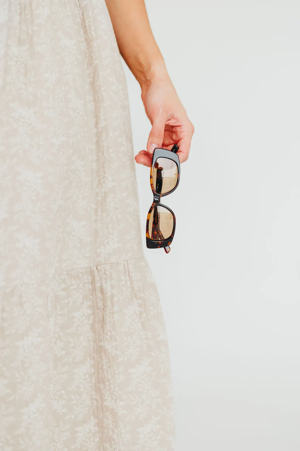 The Hepburn Sunglasses in Havana Tort-Chocolate sold by Worth Collective product image thumbnail 3
