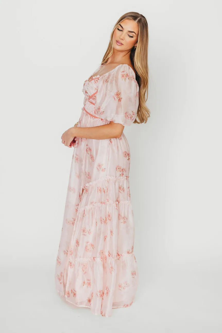 Sarah Maxi Dress in Pink Floral sold by Worth Collective product image thumbnail 2