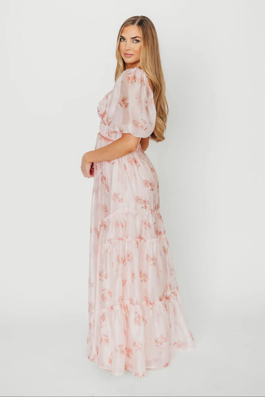 Sarah Maxi Dress in Pink Floral sold by Worth Collective product image thumbnail 3
