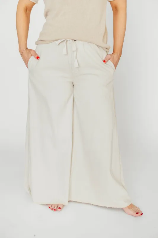 Way Ahead Pants in Stone sold by Worth Collective