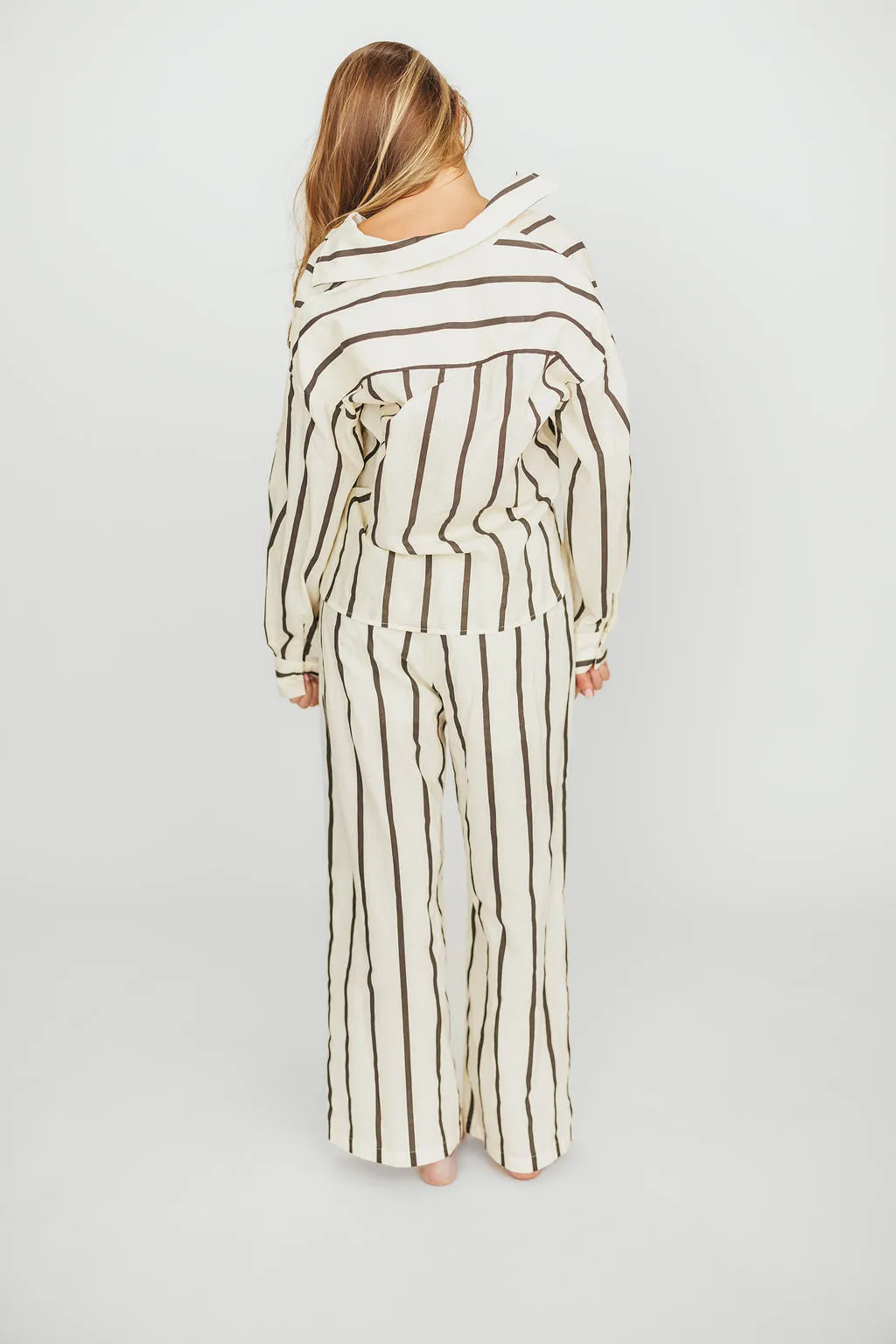 Rowan Pants in Black Stripe *Final-Sale* sold by Worth Collective product image thumbnail 4