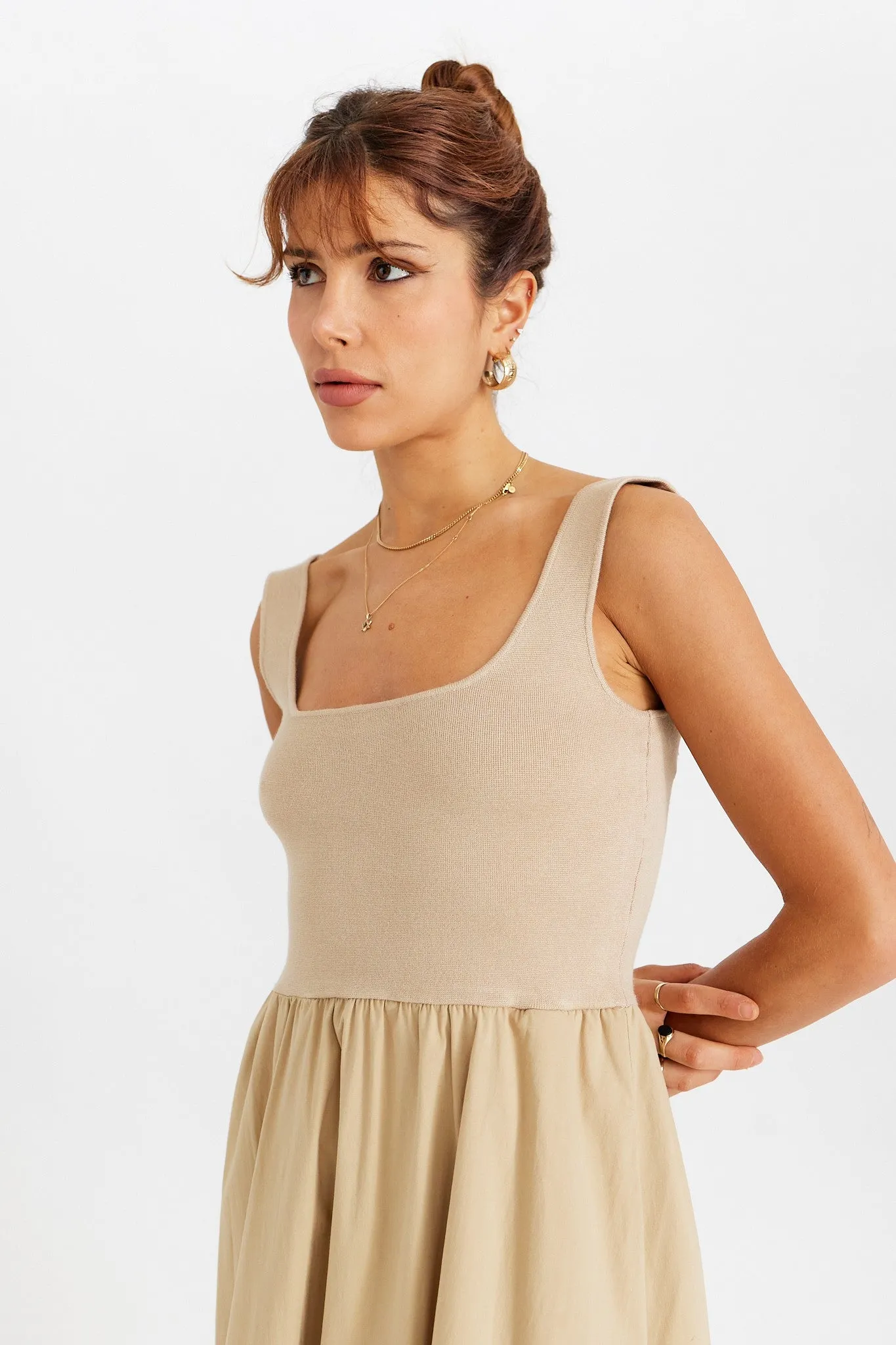 Lucinda Maxi Dress in Khaki sold by Worth Collective product image thumbnail 5