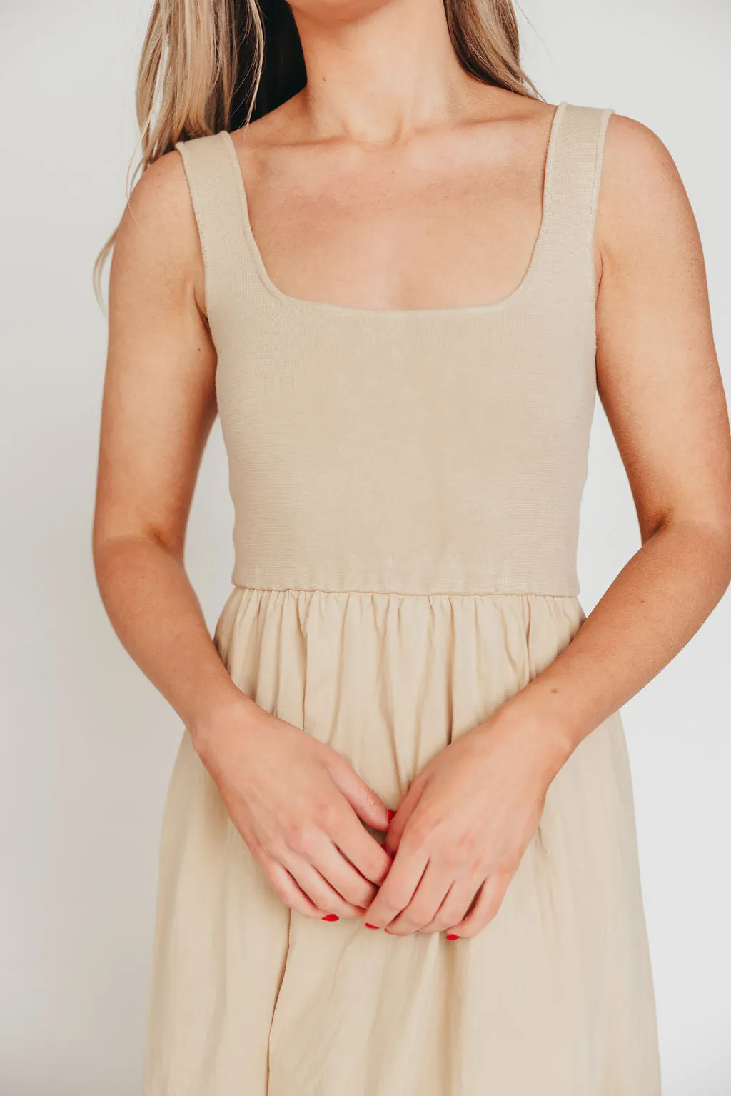 Lucinda Maxi Dress in Khaki sold by Worth Collective product image thumbnail 4