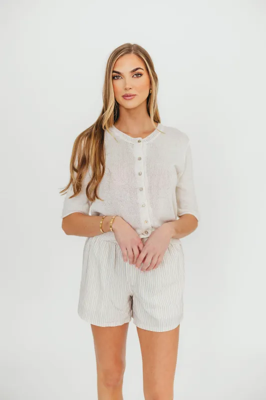 Bay Cardigan in Oatmeal made by By Together